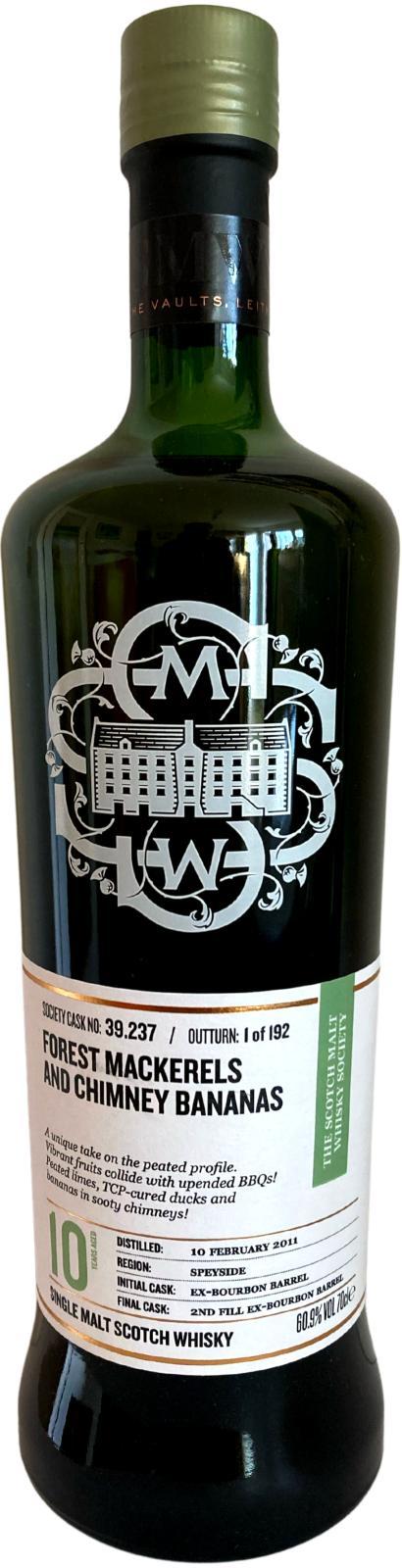 Linkwood 2011 SMWS 39.237 Forest mackerels and chimney bananas