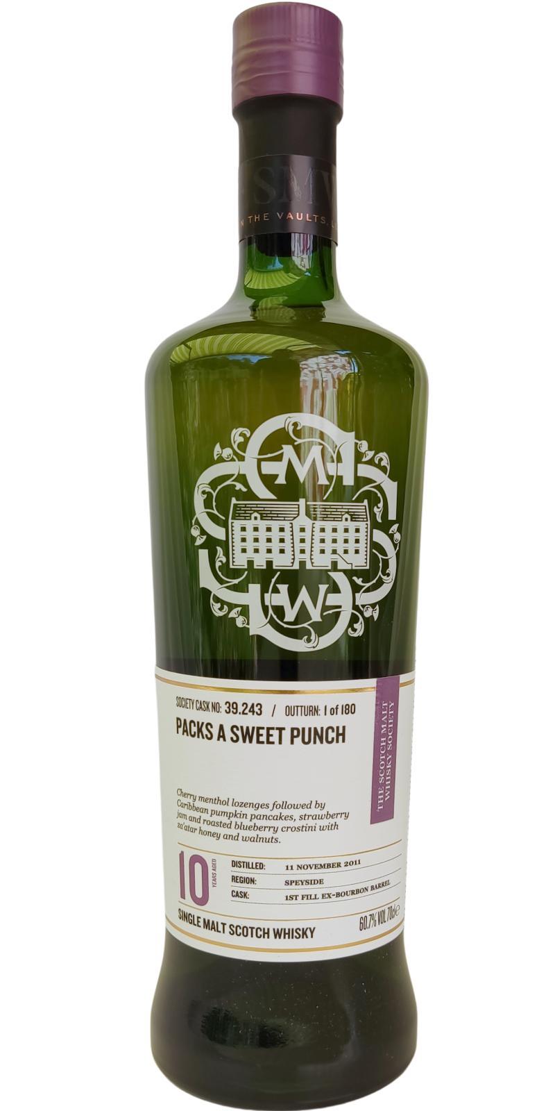 Linkwood 2011 SMWS 39.243 Packs a sweet punch