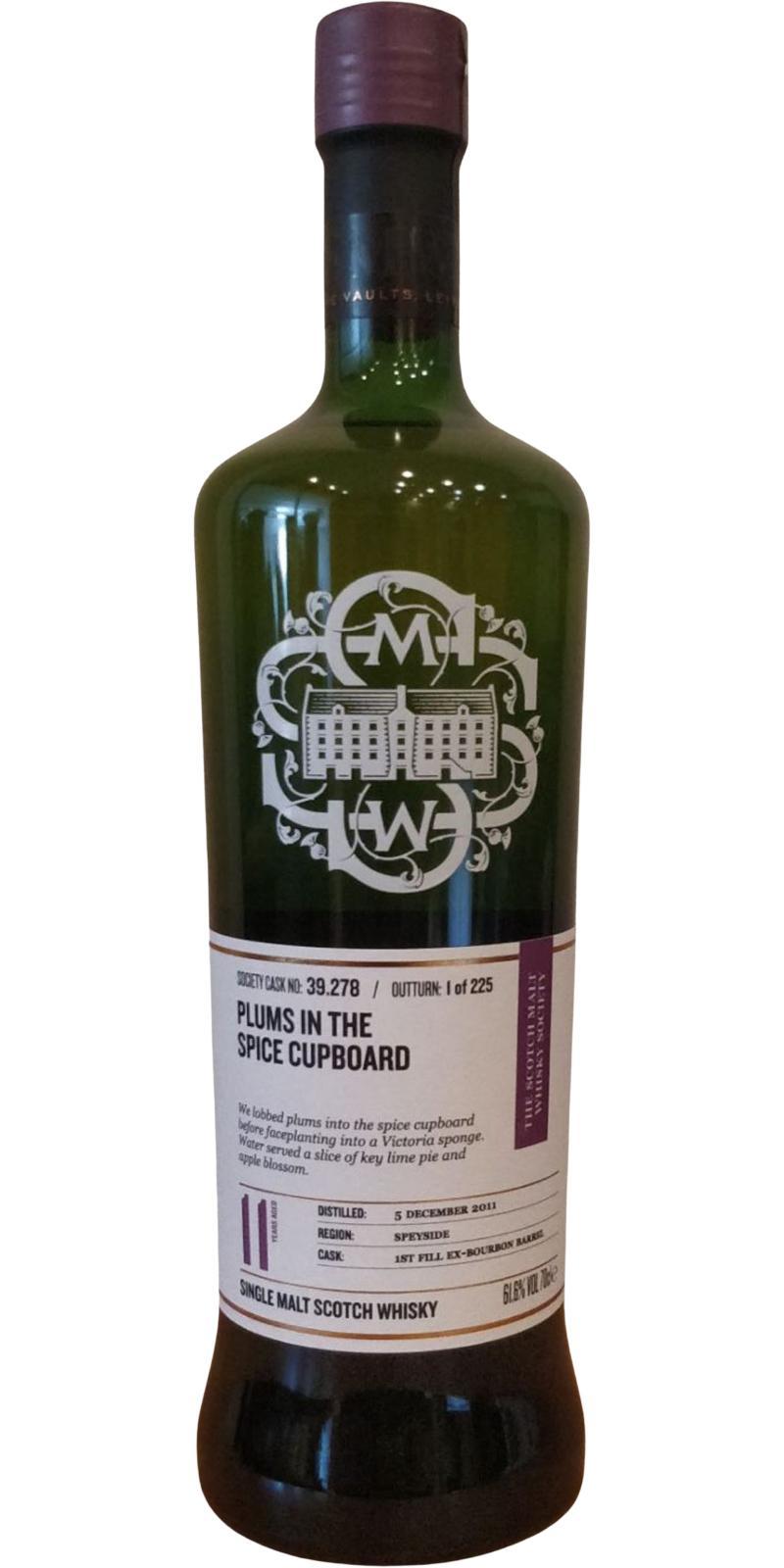 Linkwood 2011 SMWS 39.278 Plums in the spice cupboard