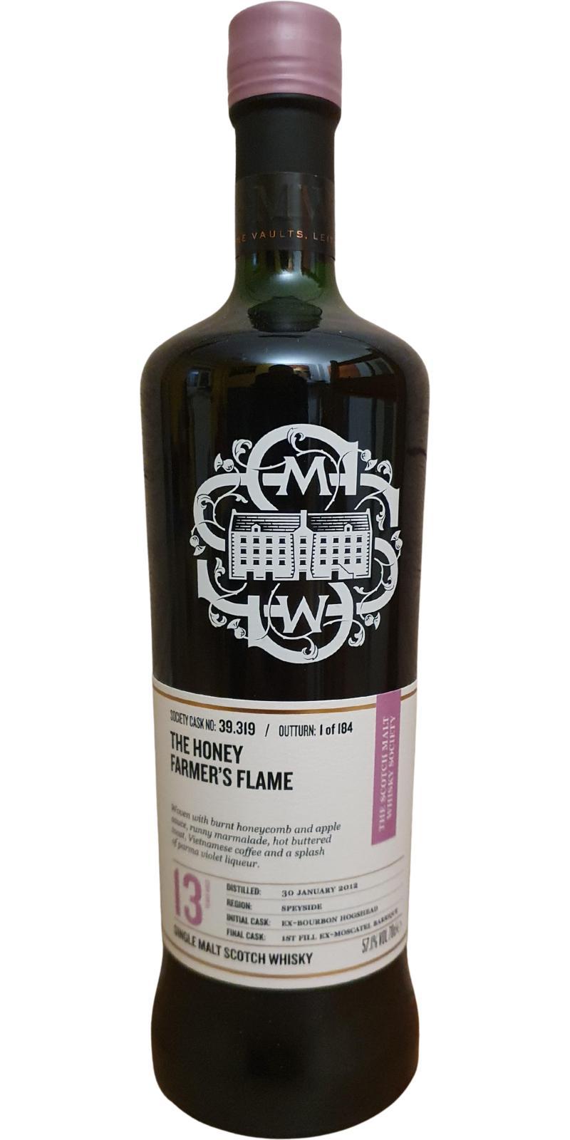 Linkwood 2012 SMWS 39.319 The honey farmer's flame