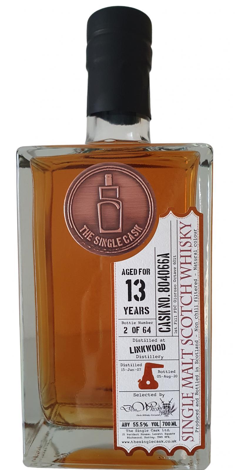 Linkwood 2007 TSCL The Single Cask