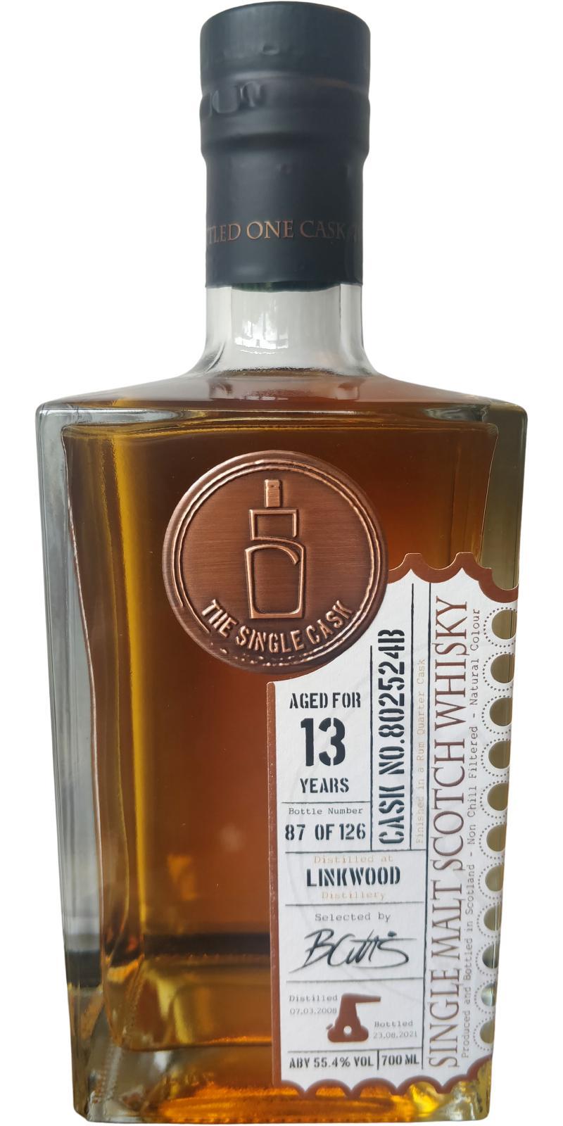 Linkwood 2008 TSCL The Single Cask