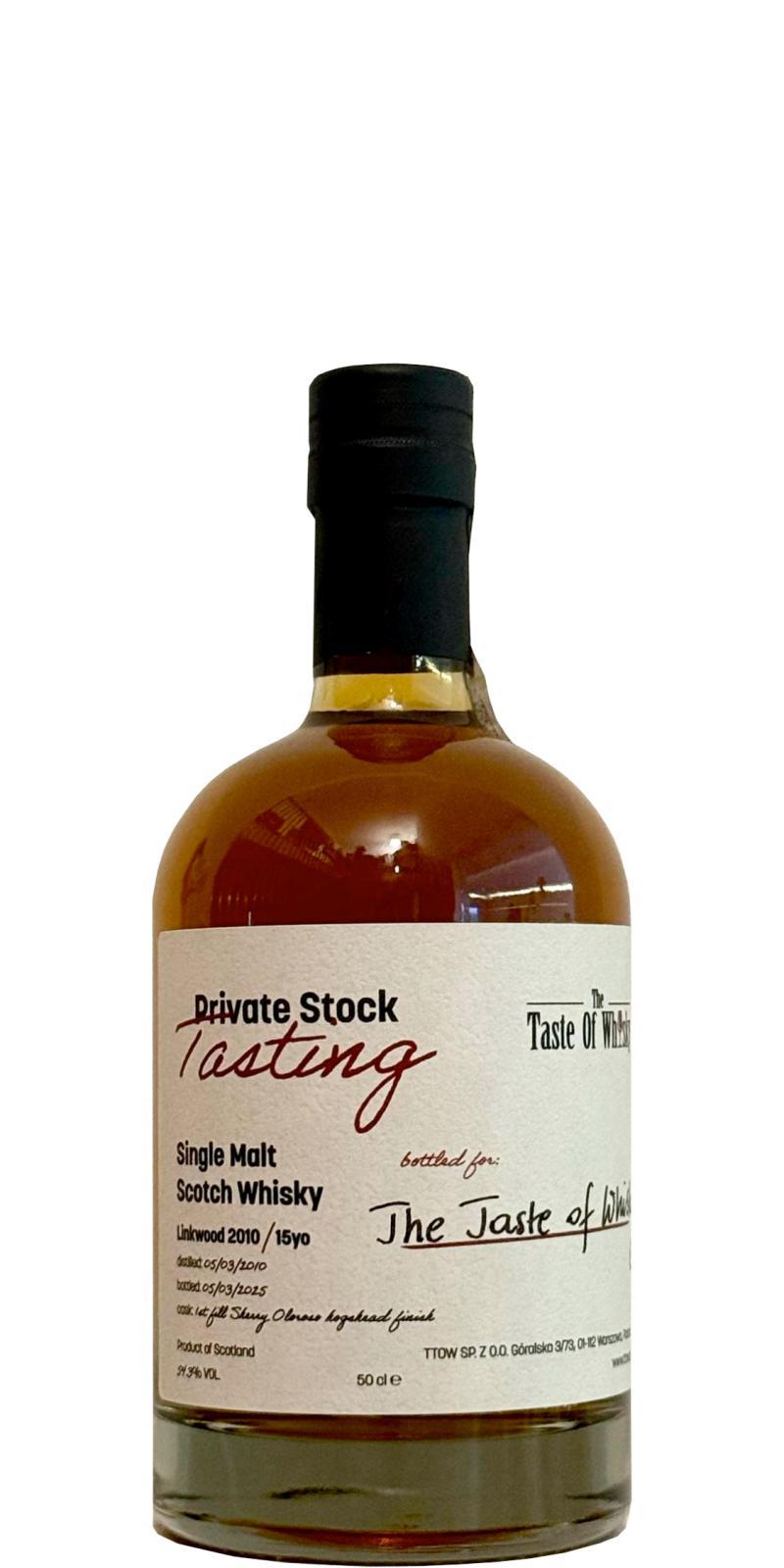 Linkwood 2010 TTOW Private Stock Tasting