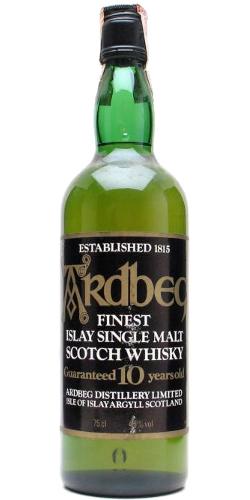 Ardbeg 10-year-old Guaranteed Finest Islay Single Malt