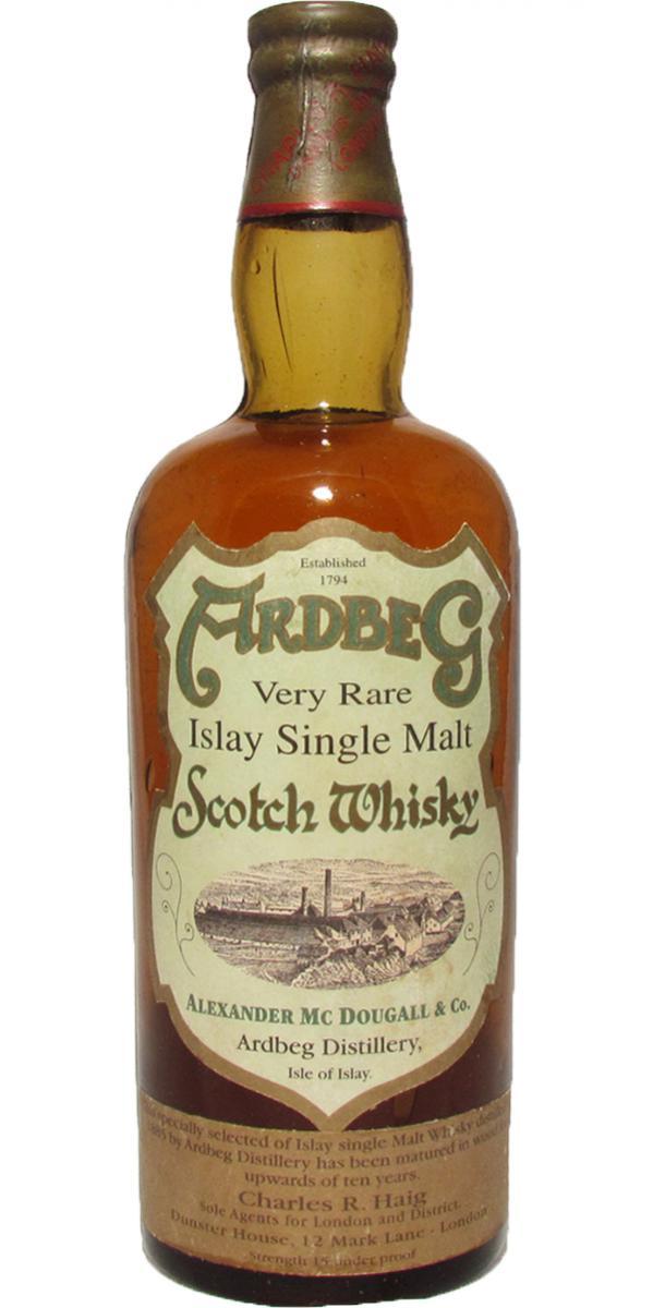 Ardbeg 1885 - FAKE BOTTLE WARNING! Alexander Mc. Dougall & Co.