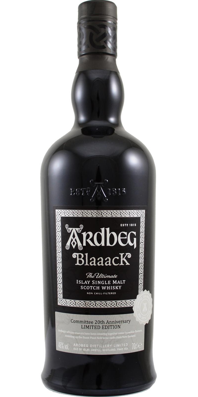 Ardbeg Blaaack Committee 20th Anniversary LIMITED EDITION