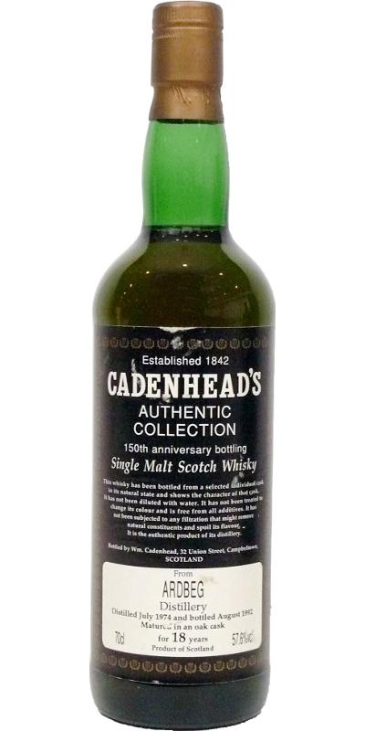 Ardbeg 1974 CA Authentic Collection - 150th Anniversary Bottling