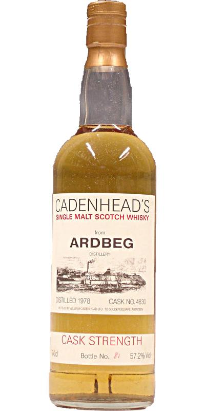 Ardbeg 1978 CA Distillery Label