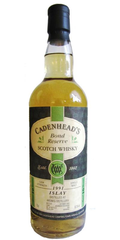Ardbeg 1991 CA Bond Reserve