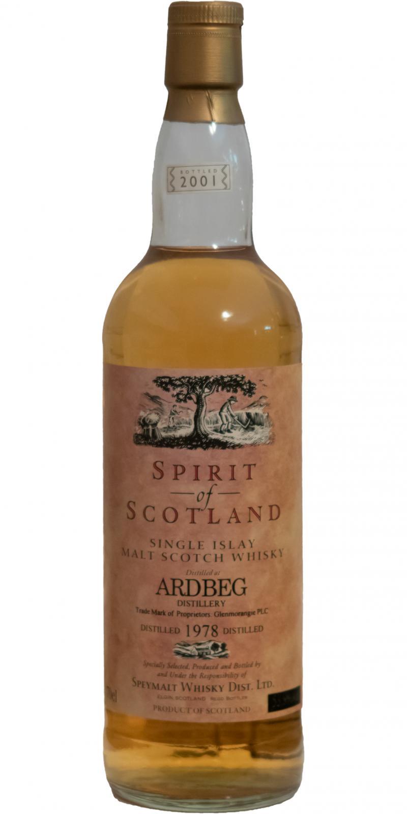 Ardbeg 1978 GM Spirit of Scotland