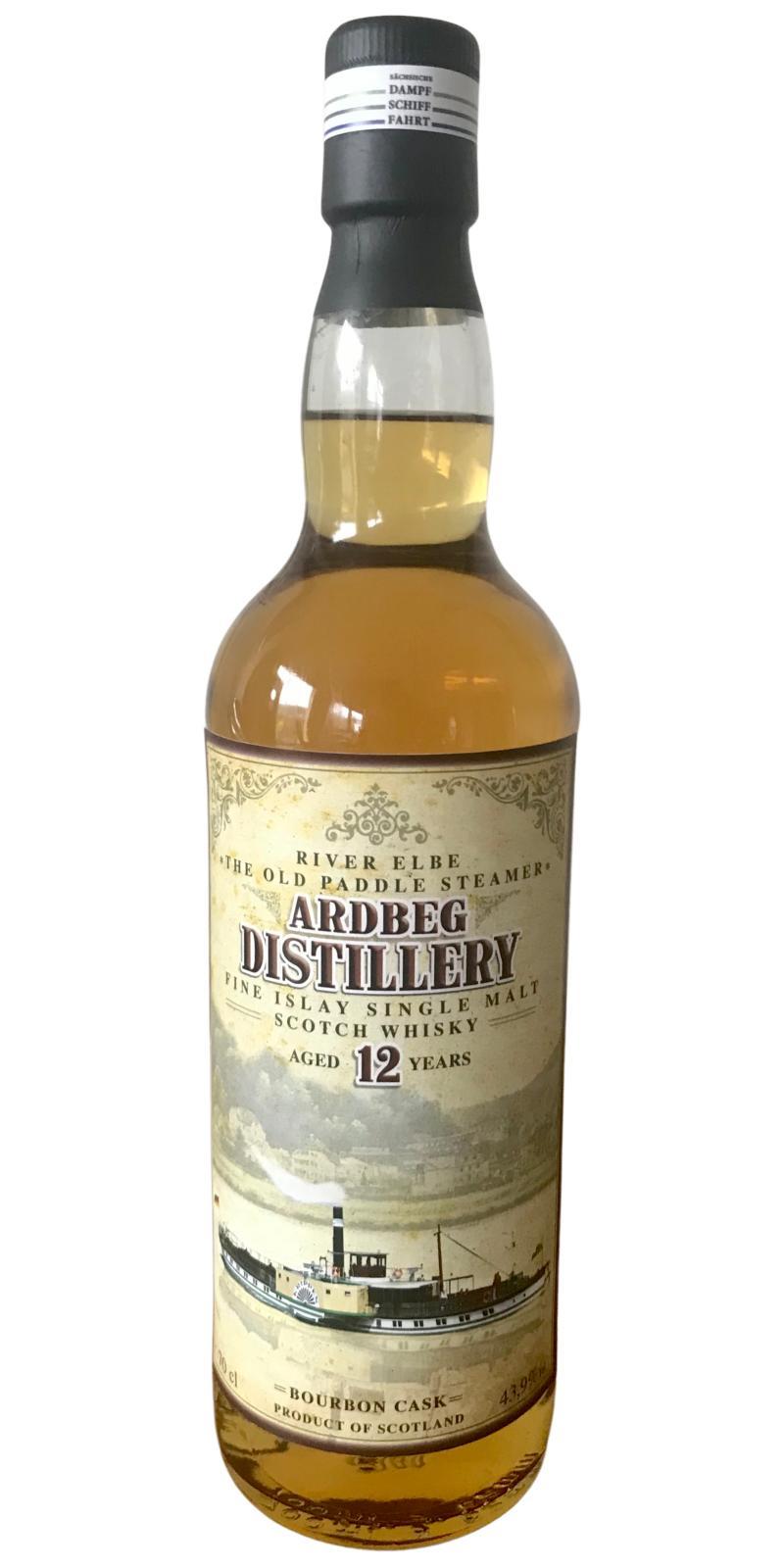 Ardbeg 12-year-old JW River Elbe - The Old Paddle Steamer