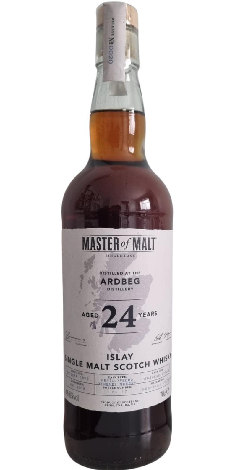 Ardbeg 1993 MoM Single Cask