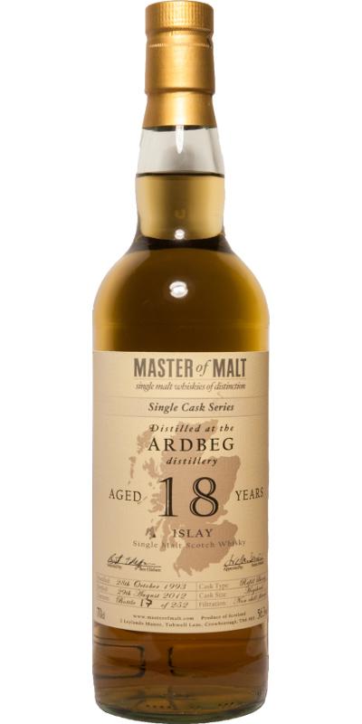 Ardbeg 1993 MoM Single Cask Series