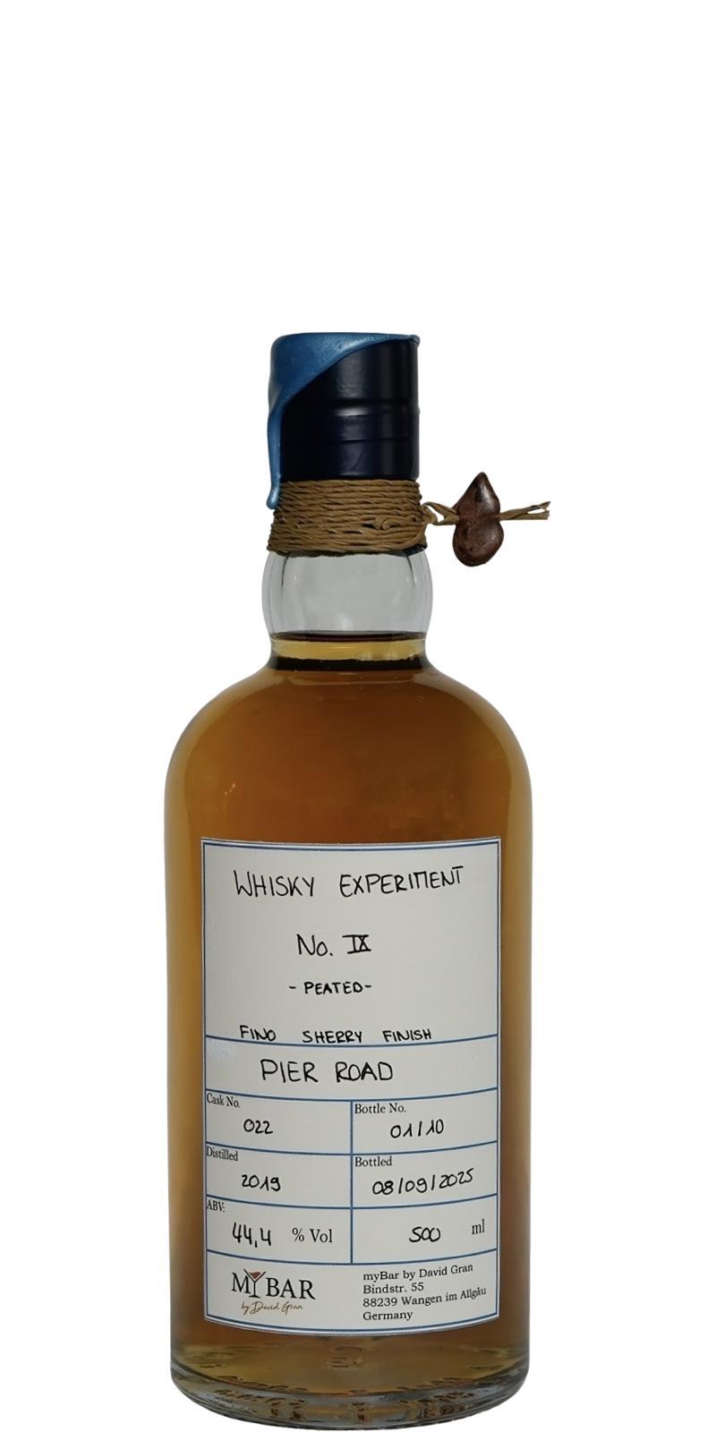 Single Malt 2019 my Bar Pier Road IX