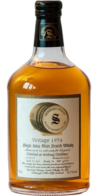 Ardbeg 1974 SV Vintage Collection - Dumpy