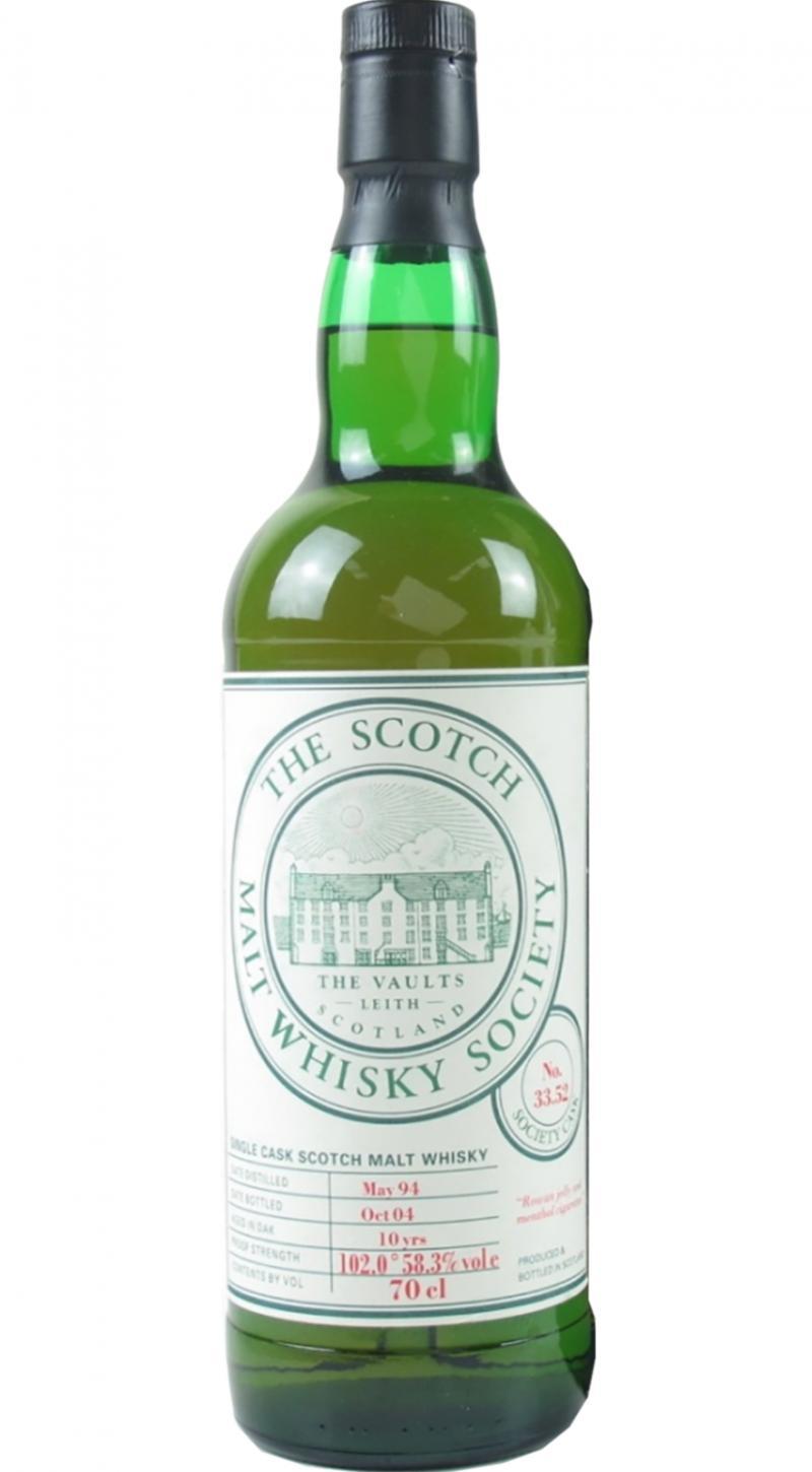 Ardbeg 1994 SMWS 33.52 Rowan jelly and menthol cigarettes