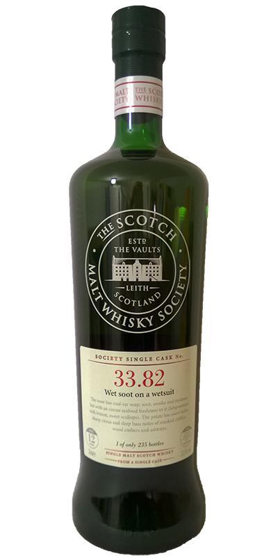 Ardbeg 1997 SMWS 33.82 Wet soot on a wetsuit