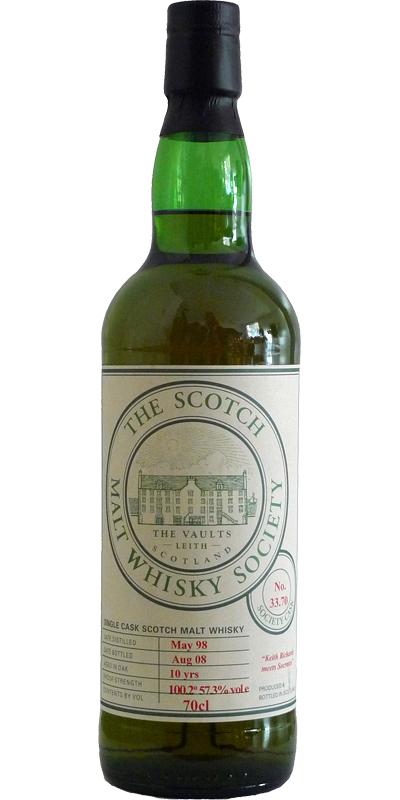 Ardbeg 1998 SMWS 33.70 Keith Richards meets Socrates