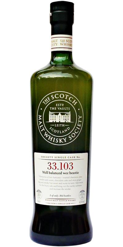 Ardbeg 2000 SMWS 33.103 Well balanced wee beastie