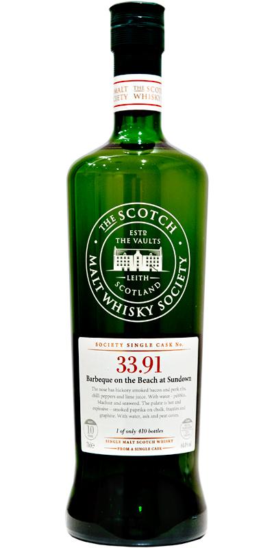 Ardbeg 2000 SMWS 33.91 Barbeque on the Beach at Sundown