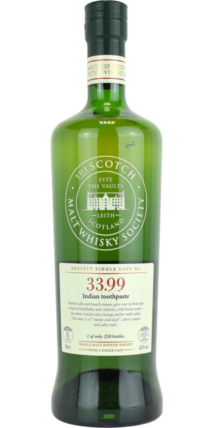 Ardbeg 2001 SMWS 33.99 Indian toothpaste