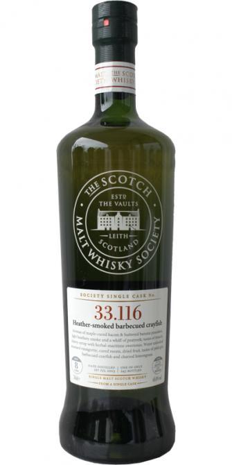 Ardbeg 2003 SMWS 33.116 Heather-smoked barbecued crayfish