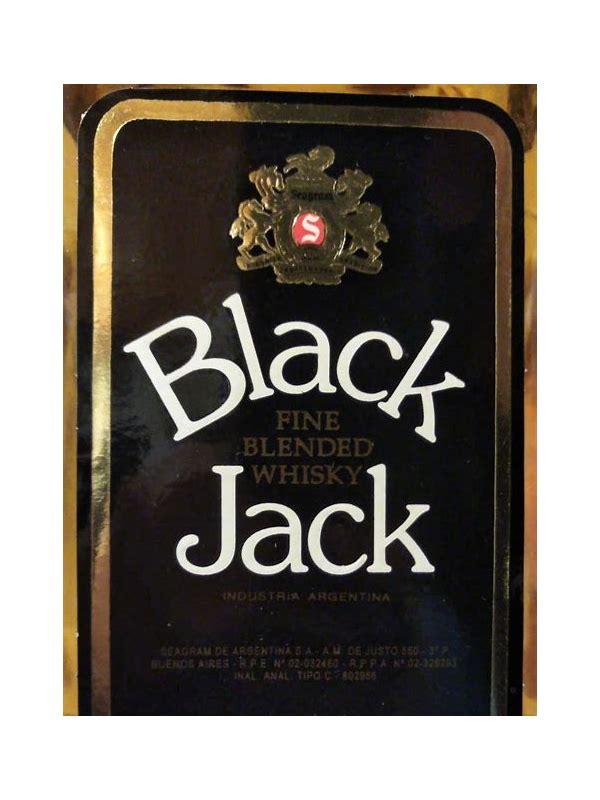 Black Jack Fine Blended Whisky  Seagram's