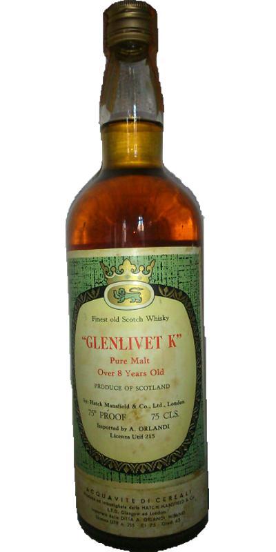 Glenlivet 08-year-old  K Pure Malt