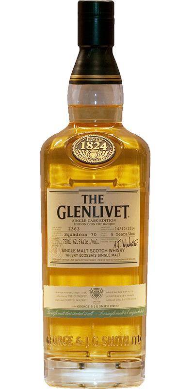 Glenlivet 08-year-old - Squadron 70  Single Cask Edition