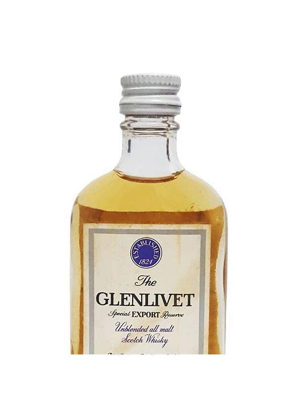 Glenlivet 12-year-old  Unblended All Malt Scotch Whisky