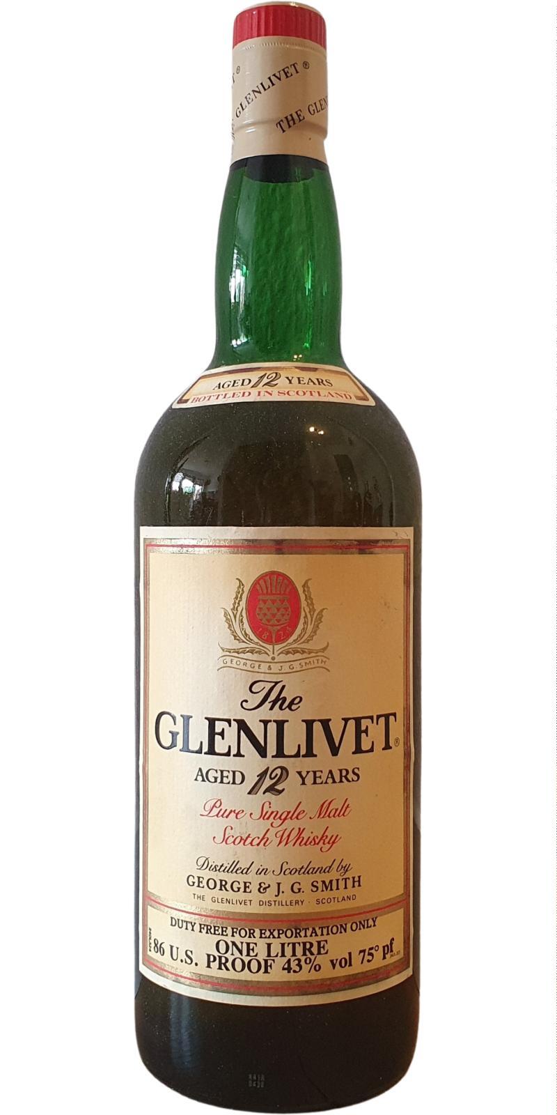 Glenlivet 12-year-old  Pure Single Malt