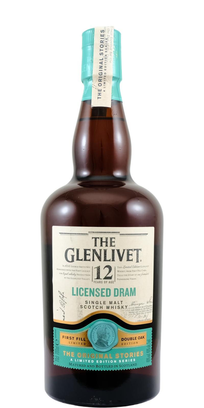 Glenlivet 12-year-old  The Original Stories - Licensed Dram