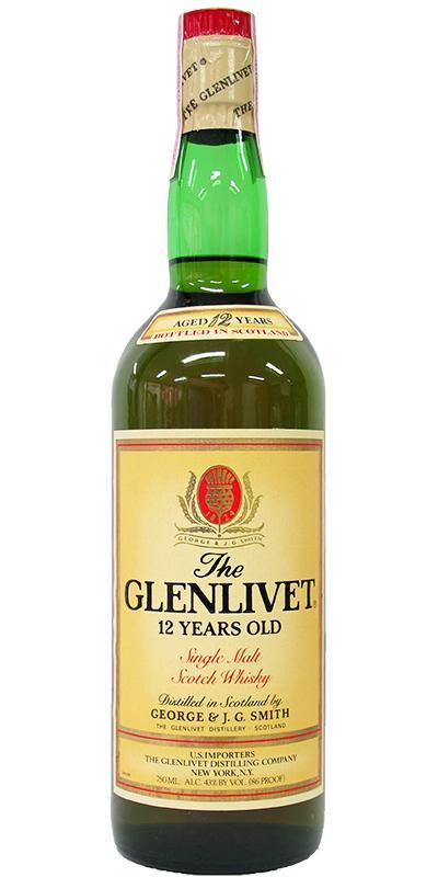 Glenlivet 12-year-old  Single Malt Scotch Whisky