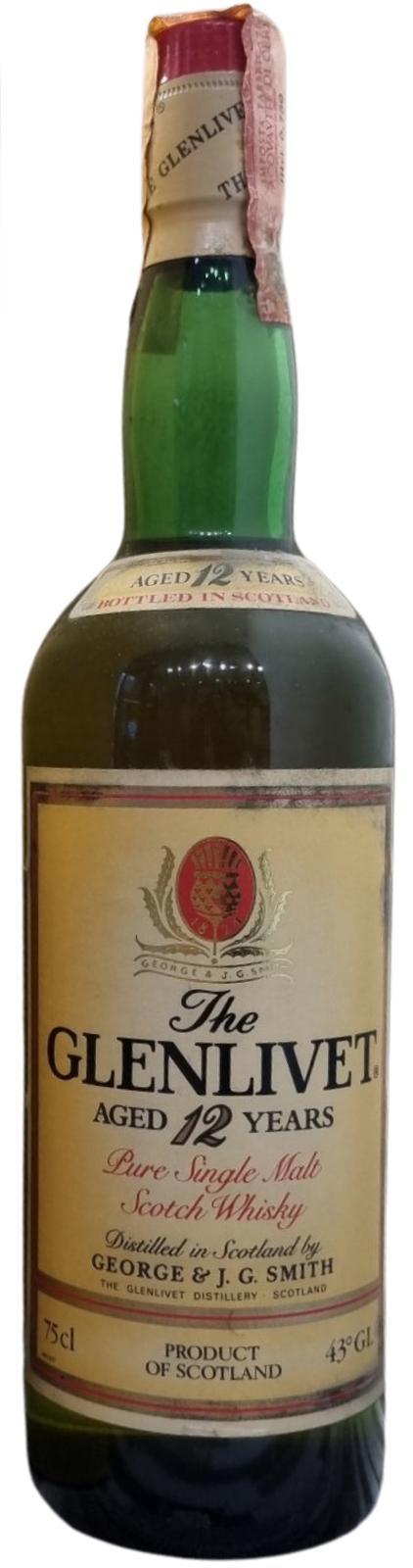 Glenlivet 12-year-old  Pure Single Malt