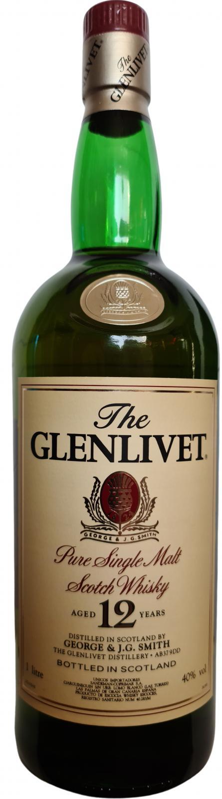 Glenlivet 12-year-old  Pure Single Malt