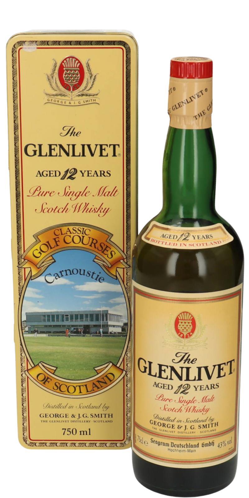 Glenlivet 12-year-old  Classic Golf Courses of Scotland - Carnoustie