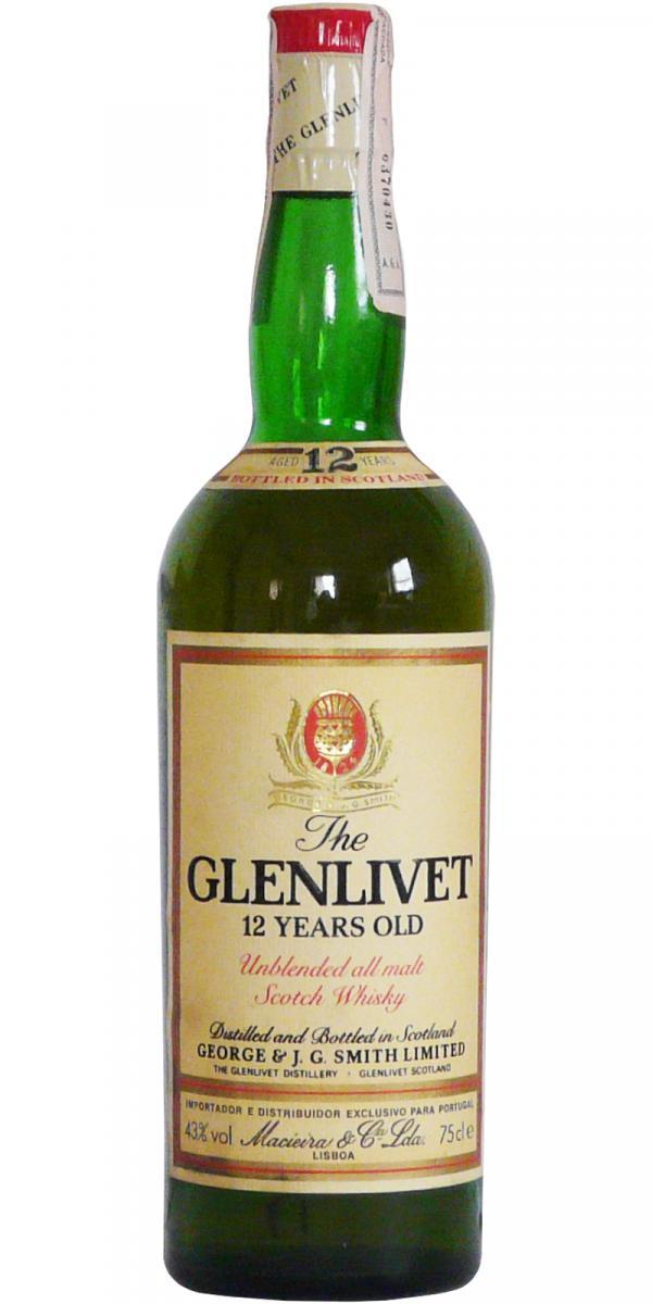 Glenlivet 12-year-old  Unblended all malt
