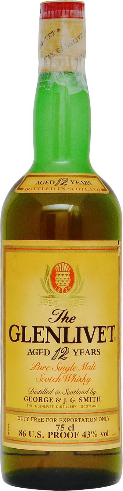 Glenlivet 12-year-old  Pure Single Malt