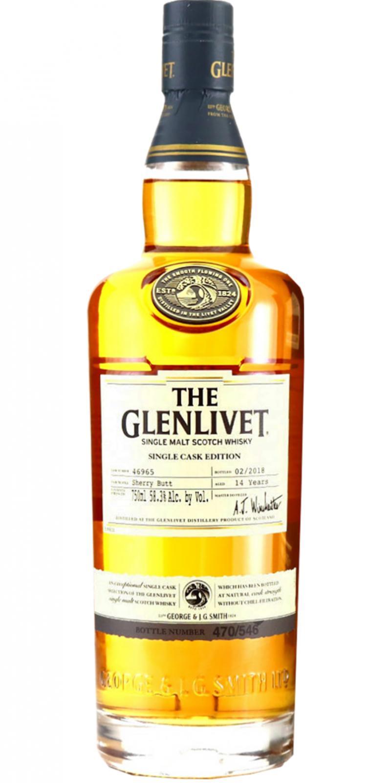Glenlivet 14-year-old  Single Cask Edition
