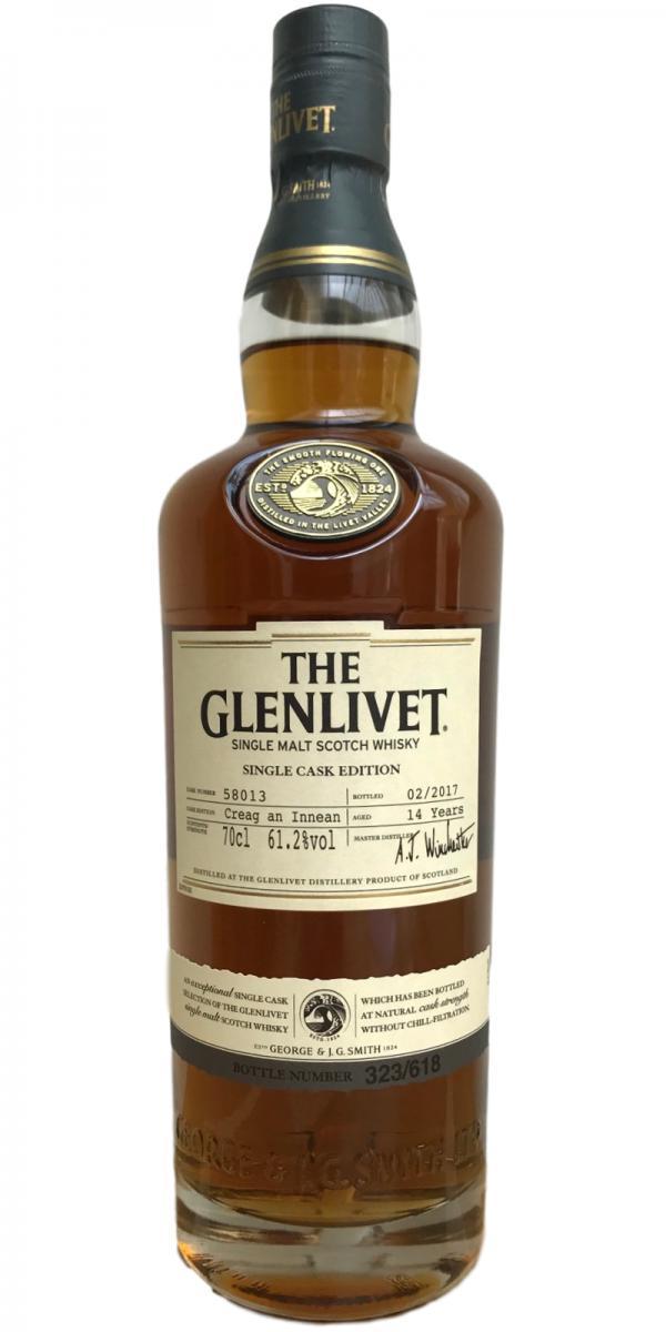 Glenlivet 14-year-old - Creag an Innean  Single Cask Edition