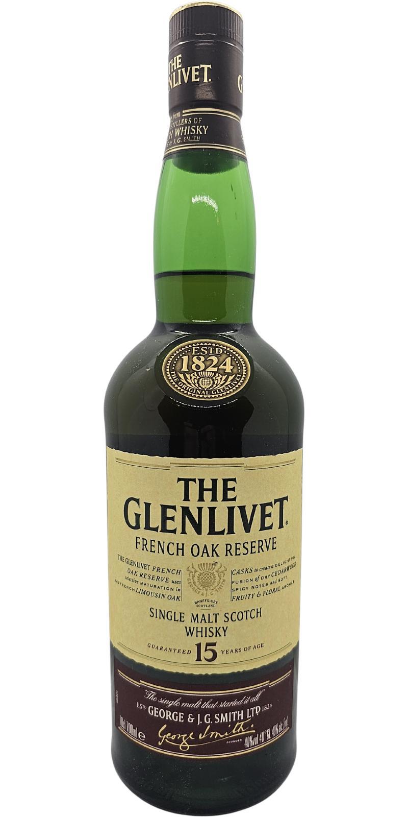 Glenlivet 15-year-old  French Oak Reserve