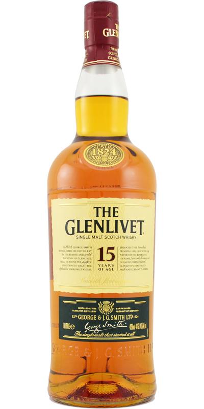 Glenlivet 15-year-old  Single Malt Scotch Whisky