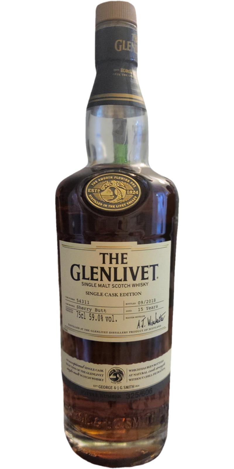 Glenlivet 15-year-old  Single Cask Edition