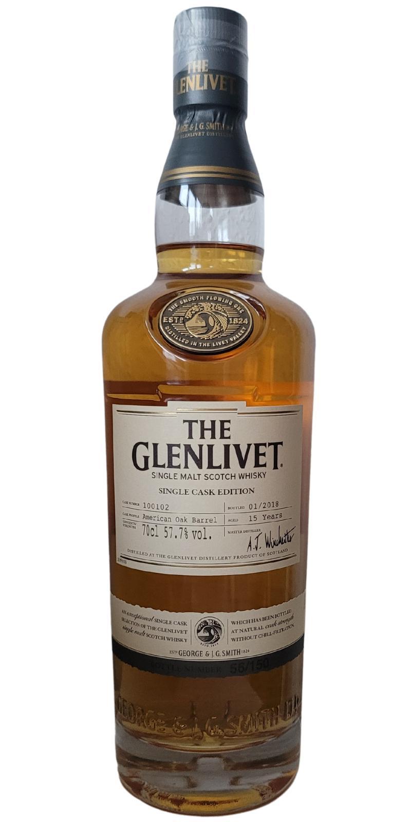 Glenlivet 15-year-old  Single Cask Edition