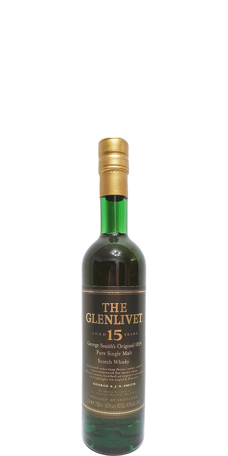 Glenlivet 15-year-old   George Smith's Original 1824