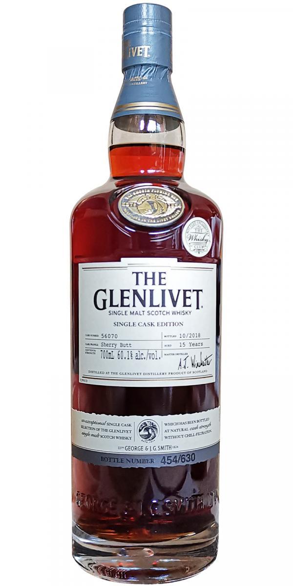 Glenlivet 15-year-old  Single Cask Edition