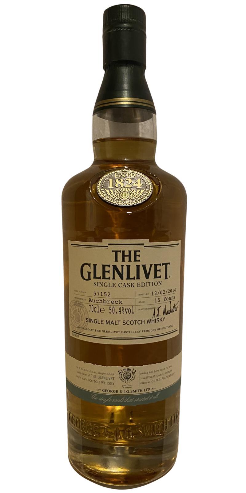 Glenlivet 15-year-old - Auchbreck  Single Cask Edition