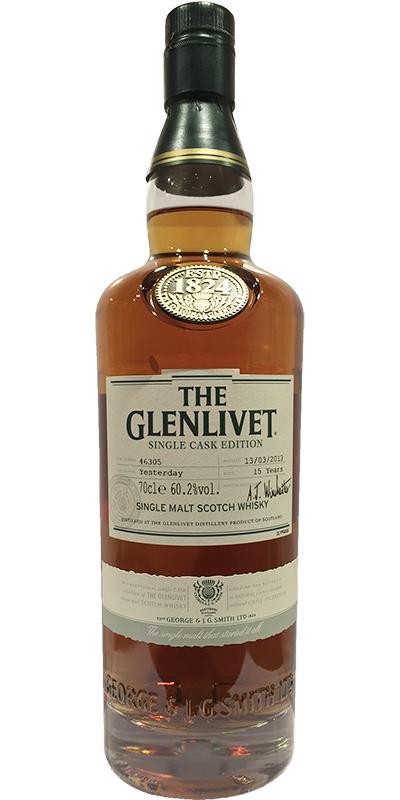Glenlivet 15-year-old - Yesterday  Single Cask Edition