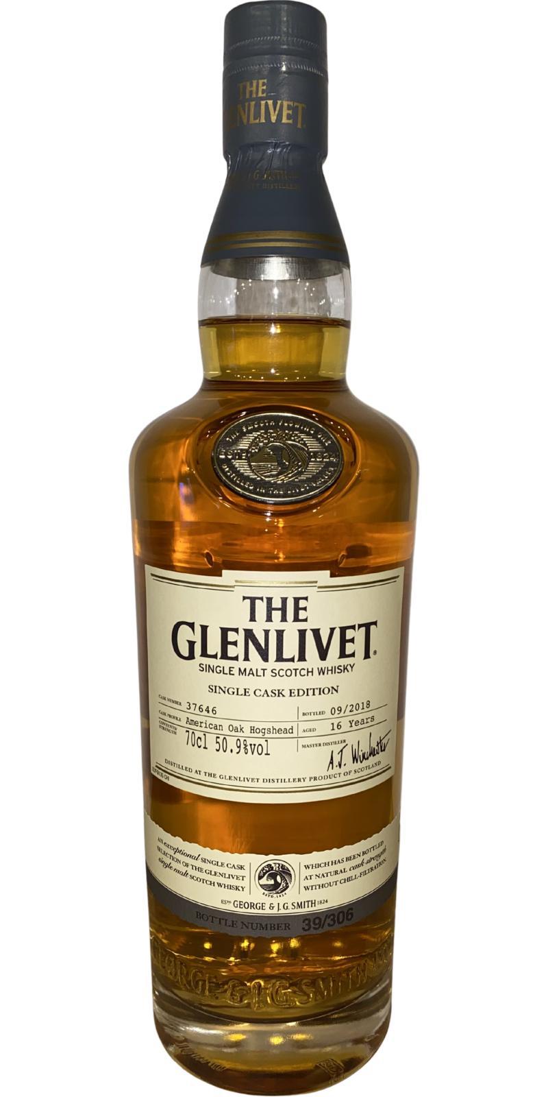 Glenlivet 16-year-old  Single Cask Edition