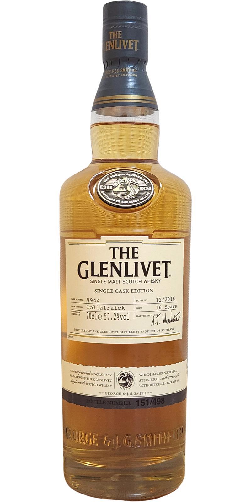 Glenlivet 16-year-old  Tollafraick - Single Cask Edition